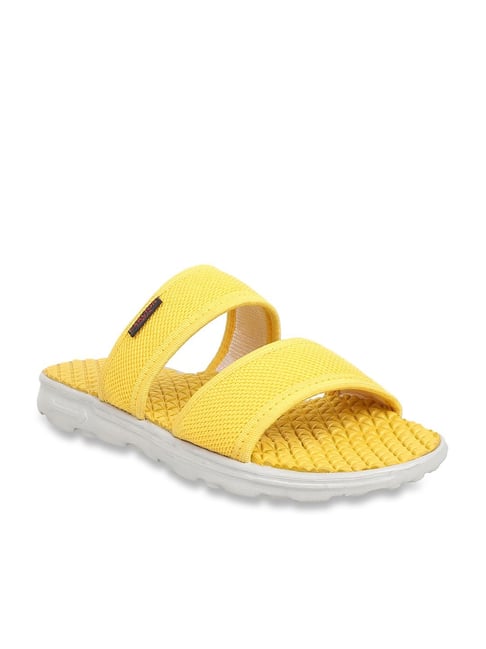 Carlton London Women's Yellow Casual Sandals