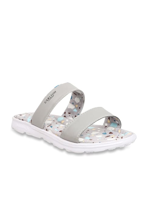 Carlton London Women's Grey Casual Sandals