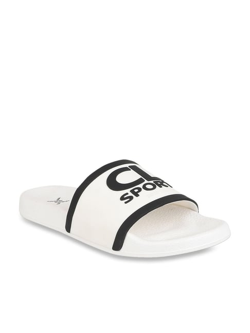 CL Sport by Carlton London Women's White Casual Sandals