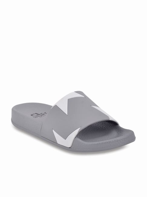 CL Sport by Carlton London Women's Steel Grey Casual Sandals