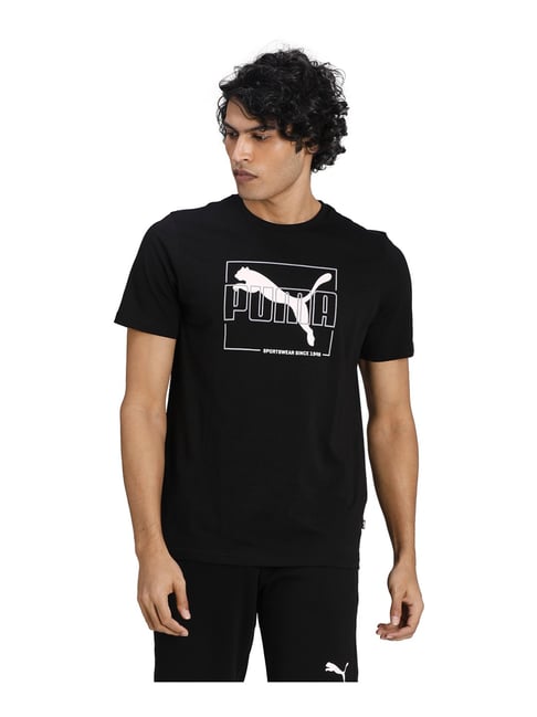 Puma Black Flock Men's T-shirt