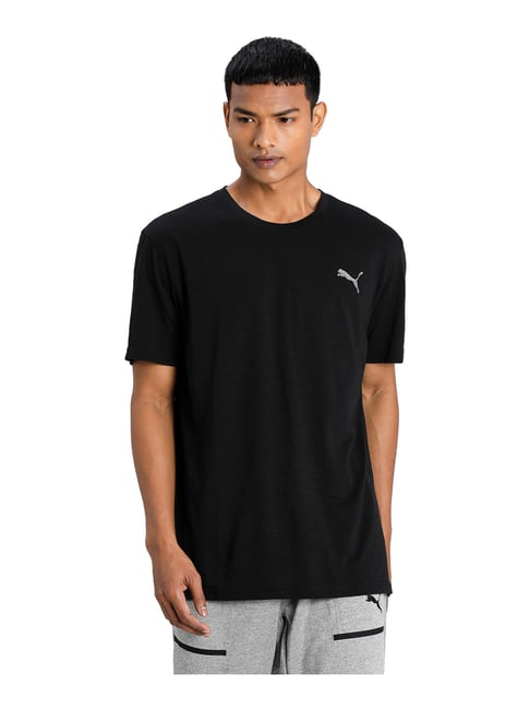 Puma Black Favourite Energy Short Sleeve Men's Training Relaxed T-Shirt