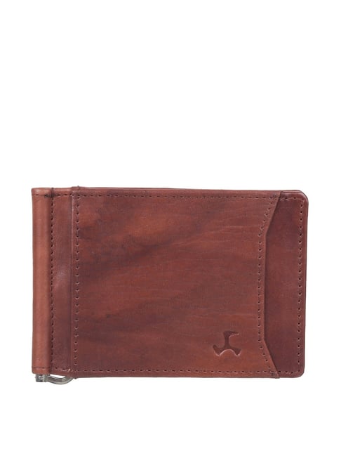 Buy Mochi Maroon Solid Bi-Fold Wallet for Men Online At Best Price