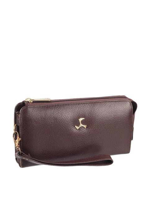 Buy Mochi Brown Solid Wallet for Women Online At Best Price Tata