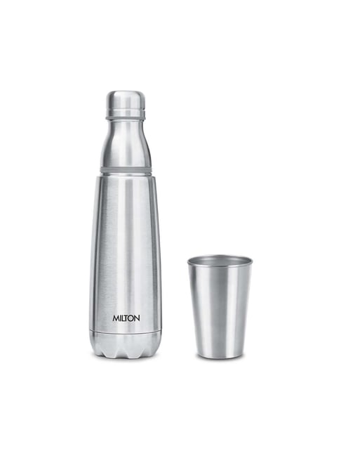 Buy Milton Silver Stainless Steel Thermosteel Bottle 1000 Ml Set Of 1 At Best Price Tata Cliq