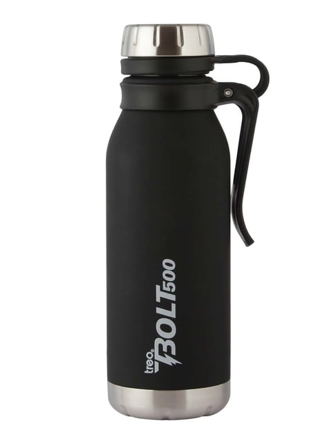 Buy Treo Black Stainless Steel Thermosteel Bottle (500 ml) - Set of 1 ...