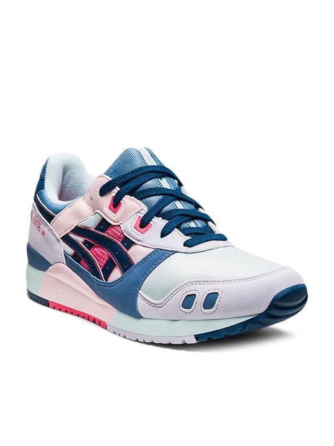 Asics gel lyte iii red and best sale blue