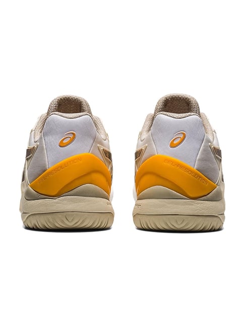 Buy Asics Men's Gel-Resolution Cream Tennis Shoes for Men