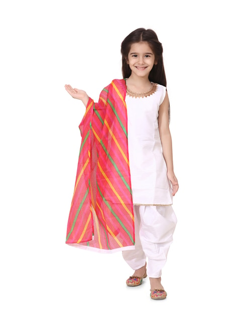 Buy Ka Kids Printed Kurta Palazzo Set for Girls WHITE for Girls (7-8Years)  Online in India, Shop at FirstCry.com - 13897457