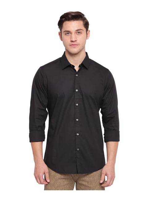 Pepe Jeans Black Regular Fit Shirt