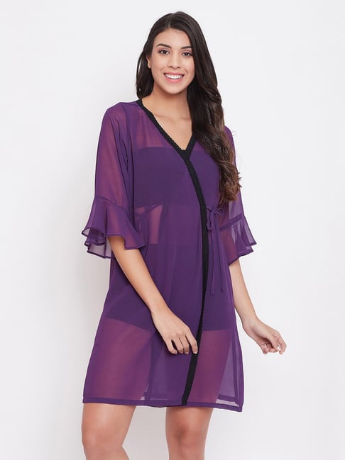 Clovia Purple Robe