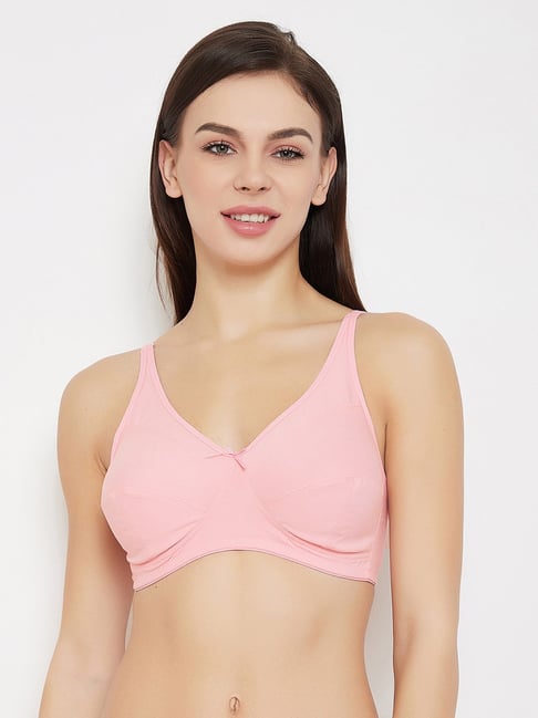 Buy Clovia Padded Non-Wired Full Coverage T-Shirt Bra - White at Rs.899  online