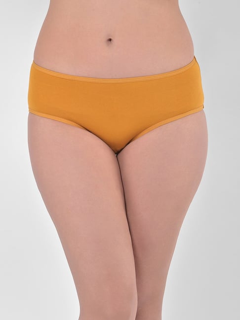 Buy Clovia Yellow Cotton Hipster Panty for Women Online @ Tata CLiQ