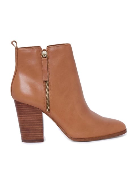 Aldo cognac boots sale