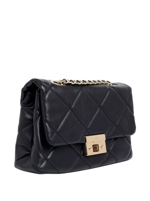 Buy Aldo Black Textured Medium Slings Handbag Online at Best Prices ...