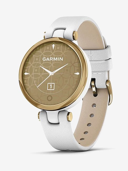 Buy Garmin Lily Classic Edition Smartwatch (Light Gold/White