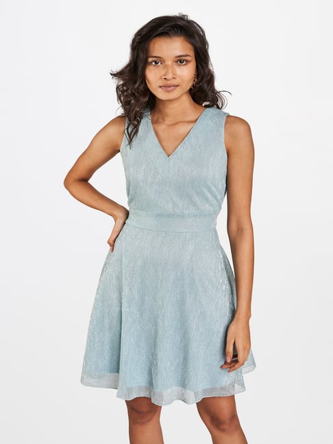 powder blue sundress