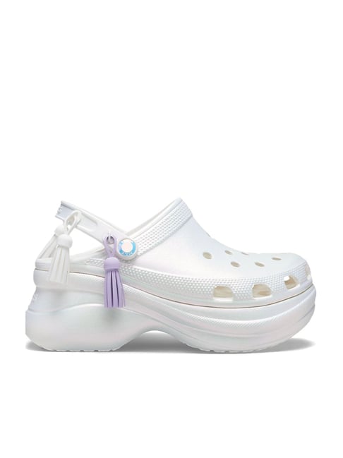 Buy Crocs Women's Classic White Back strap Clogs for Women at Best