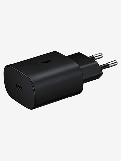 Samsung 25W Super Fast Charging Travel Adapter, USB-C (EP-TA800NBEGIN, Black)