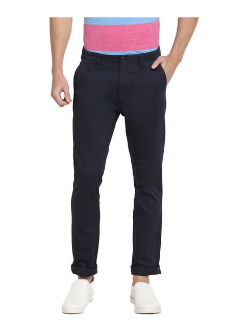 Pepe Jeans Navy Regular Fit Trousers