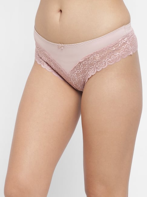 N-Gal Beige Lace Hipster Panty