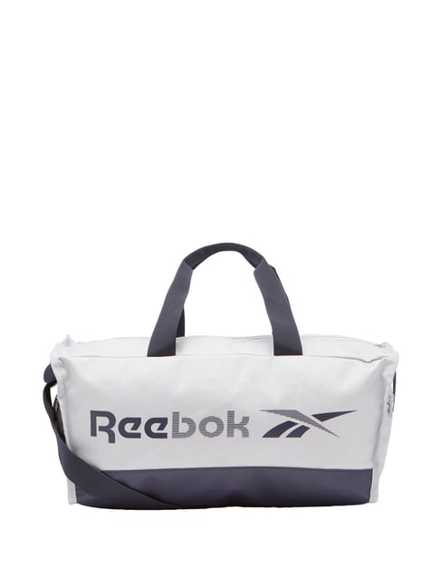 Buy Reebok White Color Block Medium Duffle Bag Online At Best @ Tata