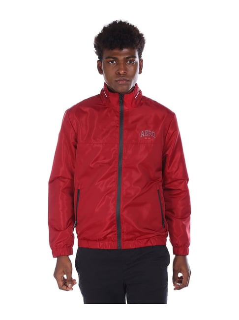 Aeropostale | Jackets & Coats | Aeropostale Burgundy Deep Red Sherpa Lined  Button Down Jacket Mens S Minty | Poshmark