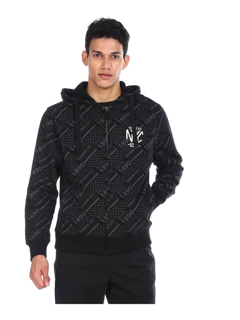 U S Polo Assn U.S. Polo Assn. Black Hooded Sweatshirt