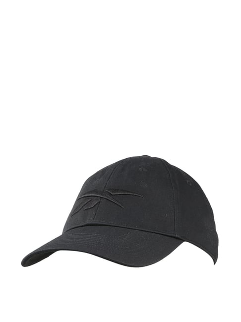 Buy Reebok Black Solid Baseball Cap 