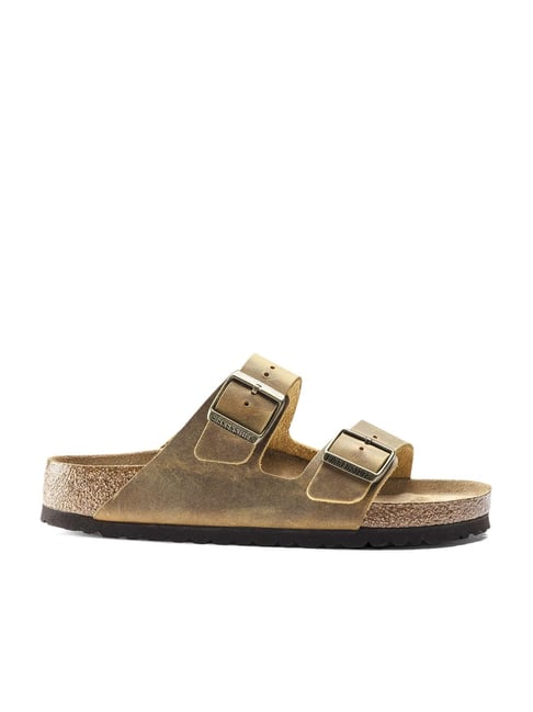Buy Birkenstock Men's Arizona Soft Footbed Ochre Casual Sandals