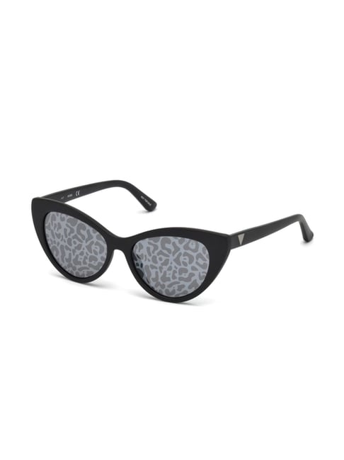 Buy Guess GUS75655302CSG Grey Cat Eye Sunglasses For Women At Best