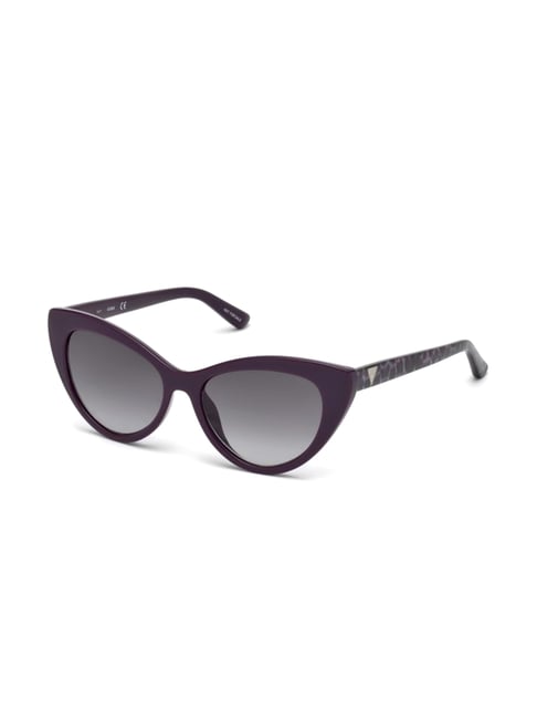Guess GUS75655383BSG Grey Cat Eye Sunglasses