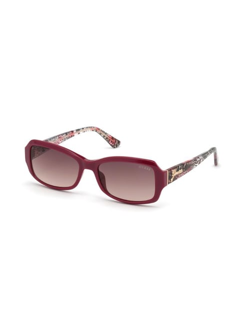 Buy Guess GUS76835572FSG Brown Rectangular Sunglasses For Women At