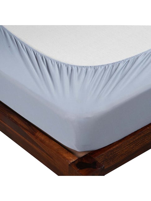 Buy Duroflex Duro Safe Grey Cotton Antiviral Mattress Protector at Best