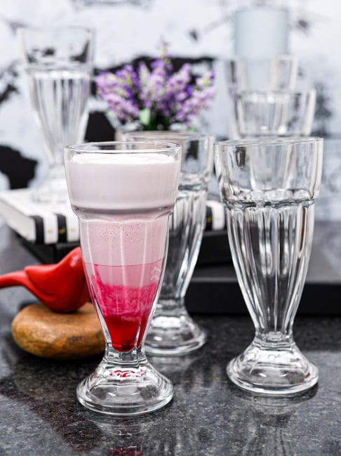 Goodhomes Transparent Glass Ice Cream Cups (300 ml) - Set of 6-picture-44
