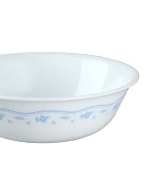 Buy Corelle Morning Blue Vitrelle Glass Cereal Bowls (532 ml) Set of