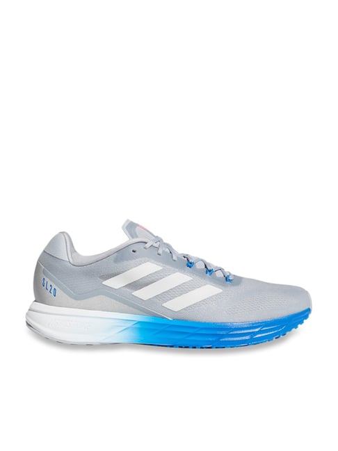 Adidas Men's SL20 Silver Running Shoes