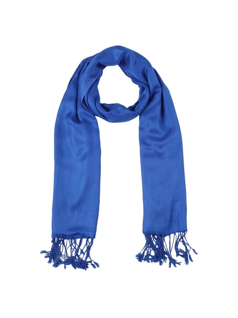 Aditi Wasan Blue Solid Stole-picture-29