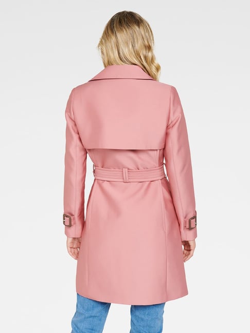 Buy Forever New Baked Pink Jupiter Structured Trench Coat for