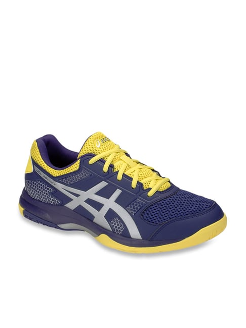 Buy Asics Men s GEL Rocket 8 Indigo Blue Badminton Shoes for Men at Best Price Tata CLiQ