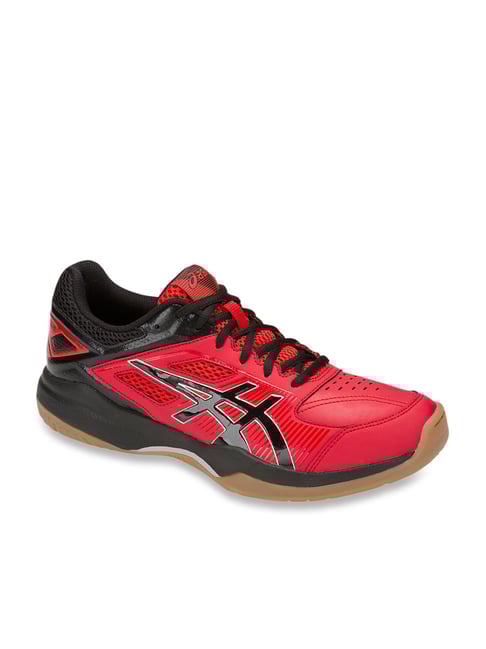 Buy Asics Men's GEL-Court Hunter Classic Red Badminton Shoes for