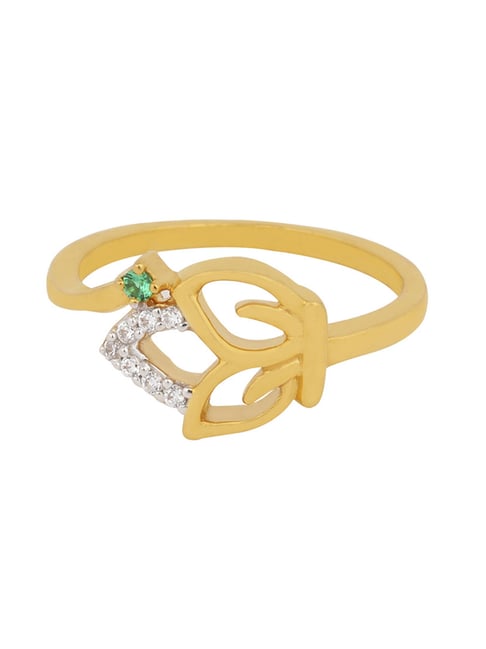 pc jeweller nanine 18k gold ring for women