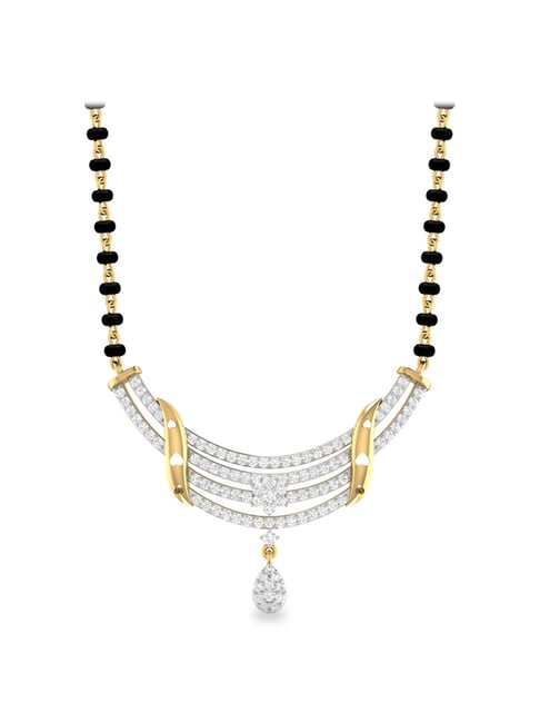 PC Jeweller Bernd 18k Gold Mangalsutra Pendant-picture-43