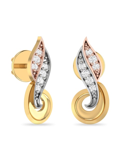 PC Jeweller Inys 18k Gold Earrings for Women-picture-39