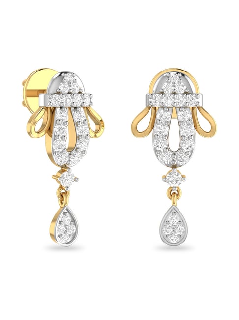 PC Jeweller Abracham 18k Gold Earrings for Women