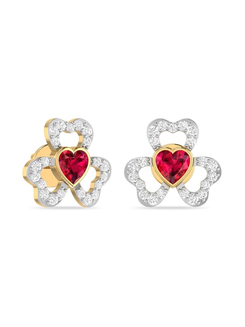 PC Jeweller Fogerty 18k White Gold Earrings for Women-picture-12