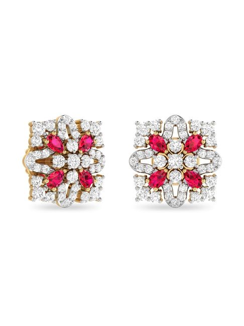 PC Jeweller Dilan 18k White Gold Earrings for Women