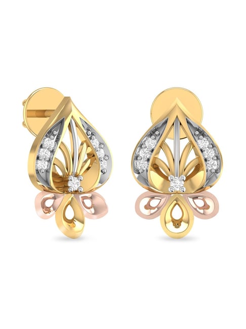 Buy PC Jeweller Duante 22 kt Gold Earrings Online At Best Price @ Tata CLiQ