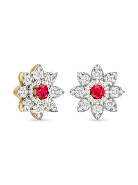 PC Jeweller Floinn 18k White Gold Earrings for Women-picture-31