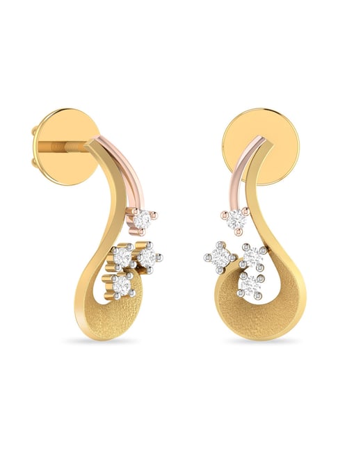 PC Jeweller Ita 18k Gold Earrings for Women-picture-43